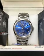 Perfect Replica Tag Heuer LINK Calibre 5 Stainless Steel Blue Dial Watch